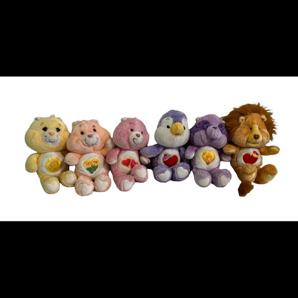 Care Bears Other - Vintage Kenner 1983-84 Care Bear & Care Bear Cousin Plush/Stuff animal Lot